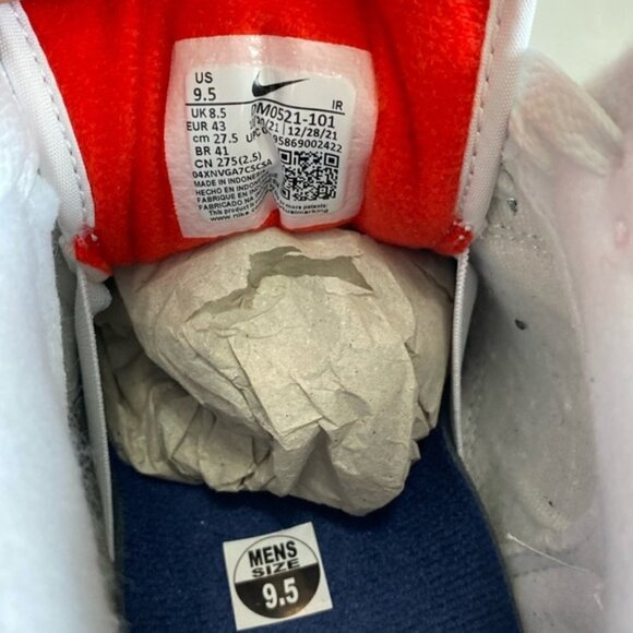 Nike Air Trainer 1 White Midnight Navy Medium Grey Size 9.5 - Picture 12 of 13